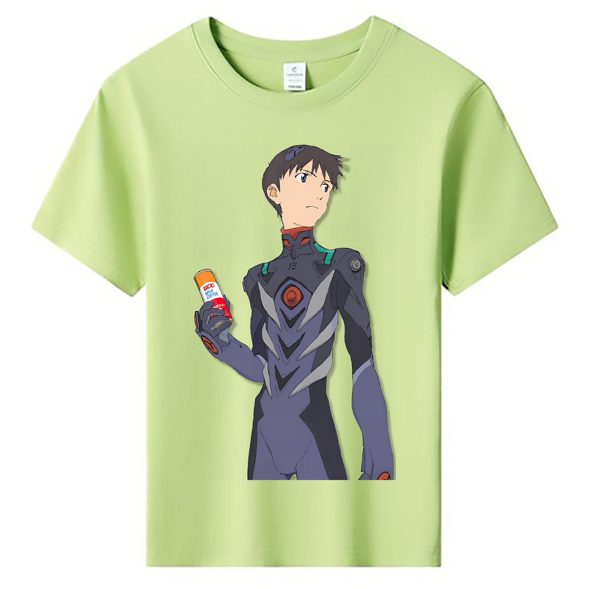 （画像用） EVA 新世紀エヴァンゲリオン 綿100％キッズTシャツ（フロントプリント）